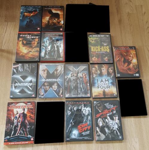 Partij Collectie SUPERHELDEN Films Batman X-Men Ghostrider, Cd's en Dvd's, Dvd's | Actie, Zo goed als nieuw, Actie, Vanaf 12 jaar