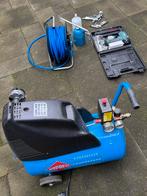 Airpress compressor met accessoires, Minder dan 25 liter, Ophalen, Zo goed als nieuw, Minder dan 200 liter/min