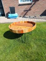 Erg mooie kleine salontafel, 50 tot 100 cm, Rond, Zo goed als nieuw, Metaal