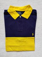 Polo Ralph Lauren poloshirt blauw/geel Custom Fit maat S, Blauw, Ophalen of Verzenden, Maat 46 (S) of kleiner, Polo Ralph Lauren