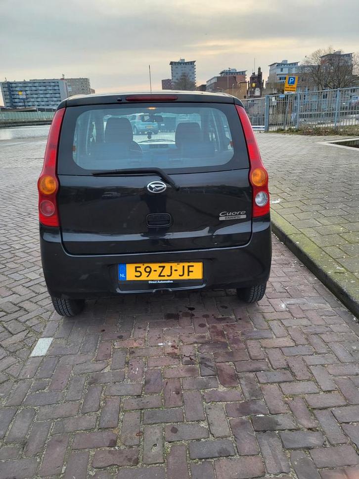 Daihatsu Cuore 1.0 5D 2008 Zwart, Auto's, Daihatsu, Particulier, Cuore, Benzine, Euro 4, A, Hatchback, Handgeschakeld, Origineel Nederlands