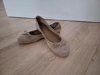 Beige suède ballerina's, mt. 39, merk Van Dalen, Beige, Zo goed als nieuw, Van Dalen, Ballerina's