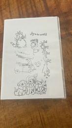 Clear stamp kerst, Hobby en Vrije tijd, Stempelen, Ophalen of Verzenden, Zo goed als nieuw, Clearstamp