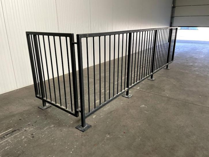 Ballustrade Hekwerk Bedrijfspand Afrastering ijzer trapgat, Tuin en Terras, Tuinhekken en Hekwerk, Sierhekwerk, IJzer, Ophalen