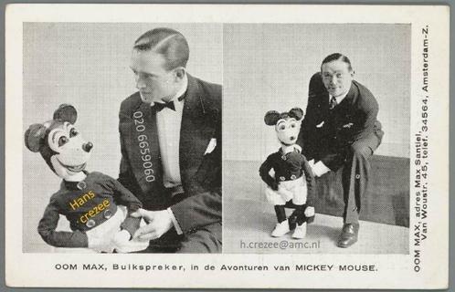 zoek oud reclame kaart buikspreker Oom Max Santiel jaren 30, Verzamelen, Ansichtkaarten | Themakaarten, 1920 tot 1940, Cultuur en Media