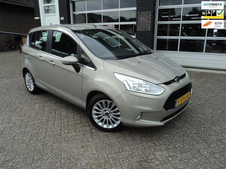 Ford B-Max 1.0 EcoBoost Titanium Camera Stoelverwarming, Auto's, Ford, Bedrijf, Te koop, B-Max, ABS, Achteruitrijcamera, Airbags