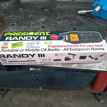 President Randy III CB Radio - Zo goed als nieuw in doos! beschikbaar voor biedingen