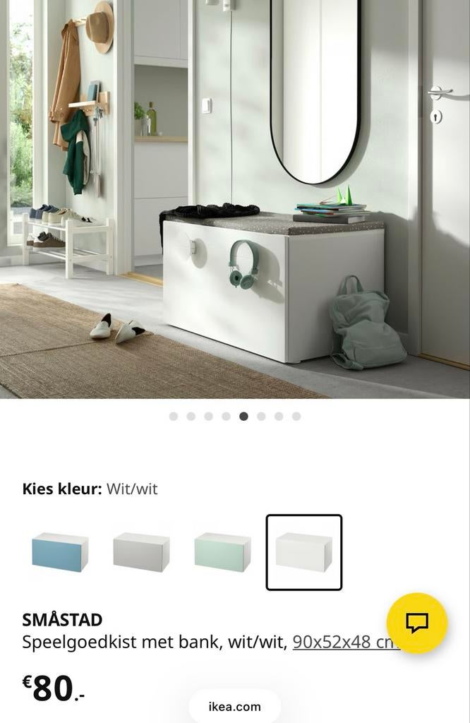 Smastad IKEA Speeltafel / Bureau, Ophalen, 50 tot 100 cm, Zo goed als nieuw, Minder dan 100 cm