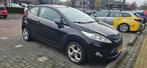 Ford Fiësta 1.25 60KW 3DR 2008 Zwart, Auto's, Voorwielaandrijving, 600 kg, 4 cilinders, Zwart