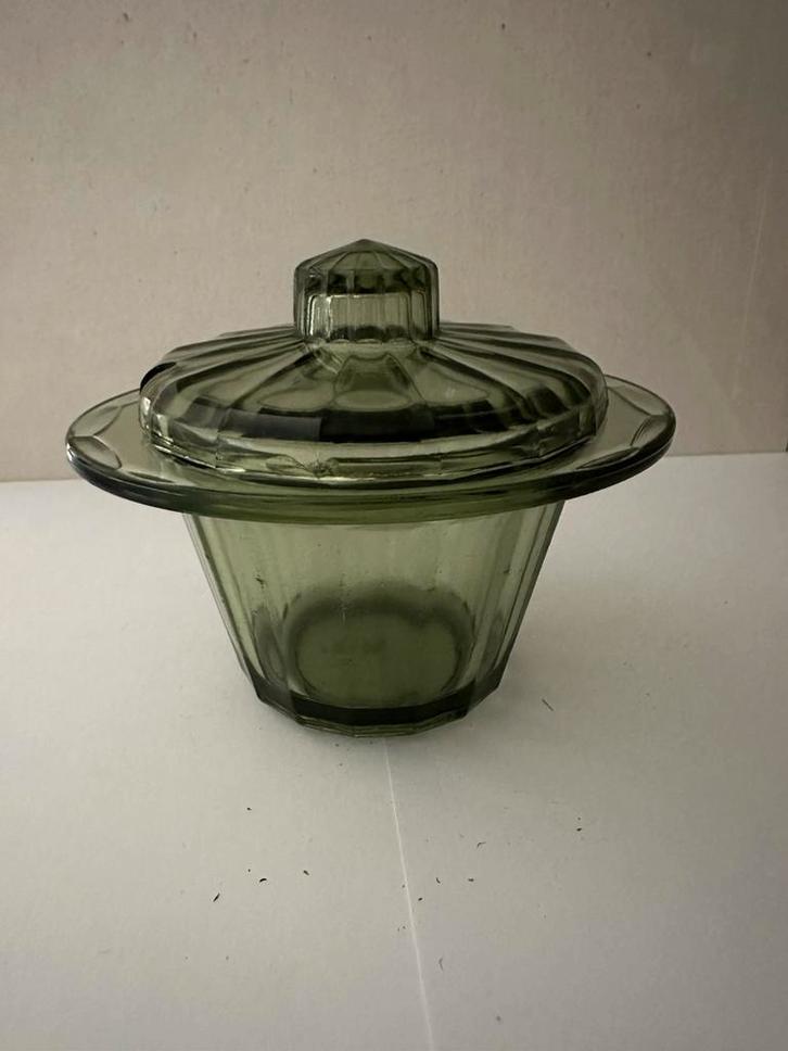 Confiturepot Neerlandia Copier Leerdam, Antiek en Kunst, Antiek | Glas en Kristal, Ophalen of Verzenden