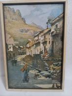 Schilderijtje Boccadifalco Italië, Huis en Inrichting, Woonaccessoires | Schilderijen, Tekeningen en Foto's, Ophalen of Verzenden