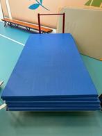 3 judomatten blauw, Ophalen, Gebruikt, Judo, Vechtsportmateriaal