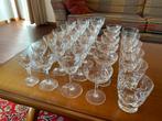 Kristallen glasservies (30 delig + reserve) jaren 60 vintage, Antiek en Kunst, Antiek | Glas en Kristal, Ophalen