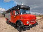 Mercedes 1113 rundhauber camper 1975 met apk belastingvrij, Buscamper of Camperbus, Tot en met 2, Mercedes-Benz, Bedrijf