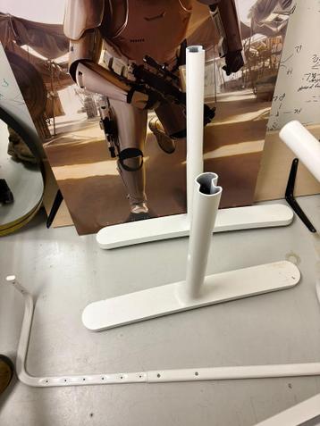 Bureau bekant in hoogte verstelbaar ikea 80 bij 120 cm - afbeelding 7