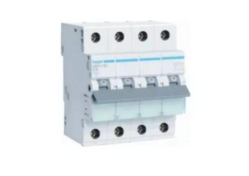 MBN616E - Hager installatieautomaat 16A Bkar 3P+N, Doe-het-zelf en Verbouw, Elektra en Kabels, Nieuw, Overige typen, Ophalen