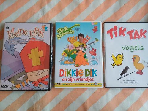 Dvd's Kleine Klaas, Dikkie Dik, TikTak, Cd's en Dvd's, Dvd's | Kinderen en Jeugd, Zo goed als nieuw, Film, Avontuur, Ophalen of Verzenden