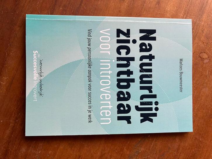 Natuurlijk zichtbaar voor introverten, Boeken, Advies, Hulp en Training, Zo goed als nieuw, Ophalen of Verzenden