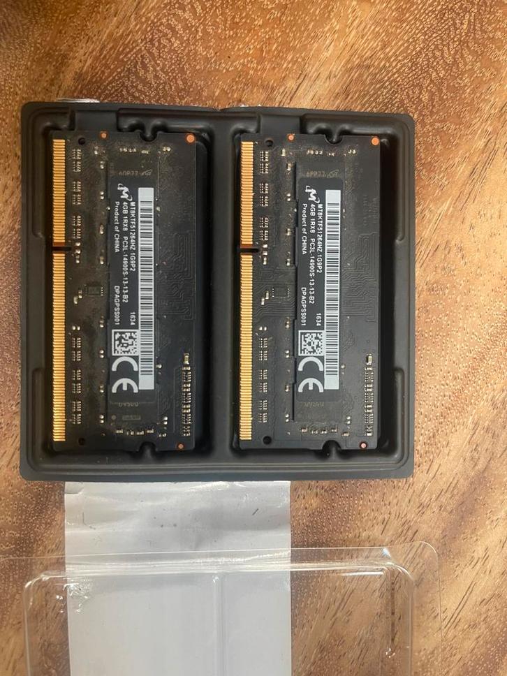 iMac 2015 27" 5K Geheugen - 2 x 4GB DDR3, Computers en Software, RAM geheugen, Gebruikt, Desktop, 4 GB, DDR3, Ophalen of Verzenden