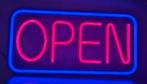 NIEUW - Neon - Led - OPEN bord - verlichting, Verzamelen, Ophalen of Verzenden, Nieuw, Lichtbak of (neon) lamp