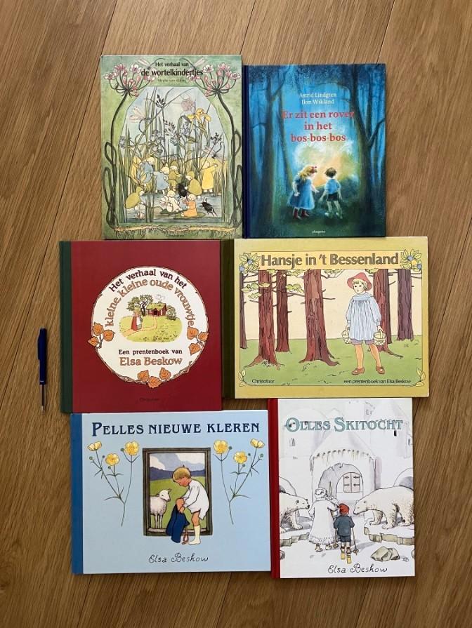 Elsa Beskow Christofoor Pelles Olles Hansje Wortelkindertjes, Boeken, Prentenboeken en Plaatjesalbums, Gelezen, Ophalen of Verzenden