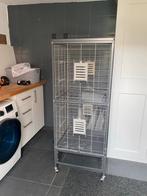 Vogelkooi voliere aluminium, Ophalen, Zo goed als nieuw, Aluminium, Vogelkooi