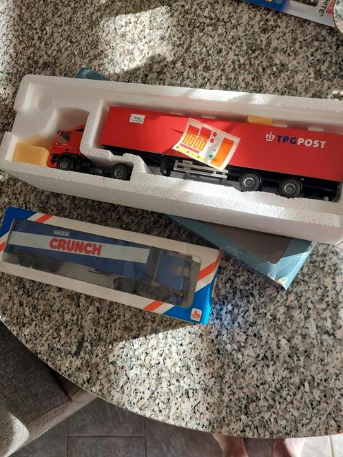 LION-TOYS MODELLEN: 1/50 TPG POST DAF CF & NESTLE DAF 95 400, Hobby en Vrije tijd, Modelauto's | 1:50, Zo goed als nieuw, Bus of Vrachtwagen