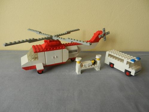 Lego 386 trauma helikopter met ambulance (uit 1976), Kinderen en Baby's, Speelgoed | Duplo en Lego, Gebruikt, Ophalen of Verzenden