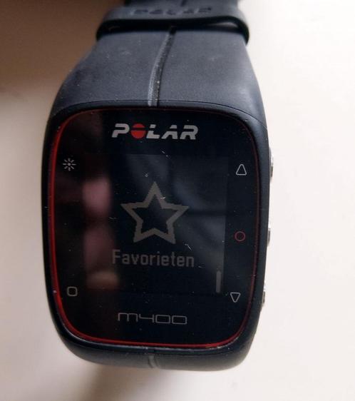 Polar M400, Sieraden, Tassen en Uiterlijk, Sporthorloges, Gebruikt, Zwart, Afstand, GPS, Hartslag, Hoogte, Kompas, Snelheid, Waterdicht