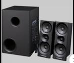 Syrincs m3-220 DT  2.1 speaker/monitor system met statieven, Ophalen, Zo goed als nieuw, Minder dan 500 watt, P.A.
