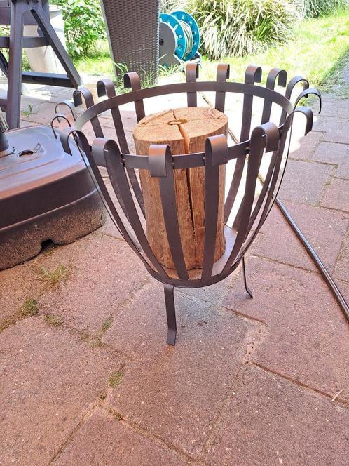 Vuurkorf (48cm) met Zweedse Fakkel (25cm) NIEUW, Tuin en Terras, Fakkels, Nieuw, Ophalen