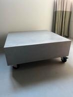 Salon tafel betonlook industrieel / vintage - 97x97x39cm, Huis en Inrichting, Tafels | Salontafels, Ophalen, Gebruikt, 50 tot 100 cm