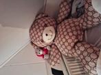 Hele grote gucci beer, Verzamelen, Beren en Cherished Teddies, Ophalen, Zo goed als nieuw, Stoffen beer, Overige merken