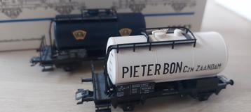 2 dlg Märklin Pieter Bon ketelwagenset artnr 48542 in ovp beschikbaar voor biedingen