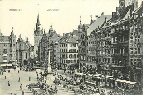 (379-167-013) München Marienplatz, Verzamelen, Ansichtkaarten | Buitenland, Duitsland, Verzenden