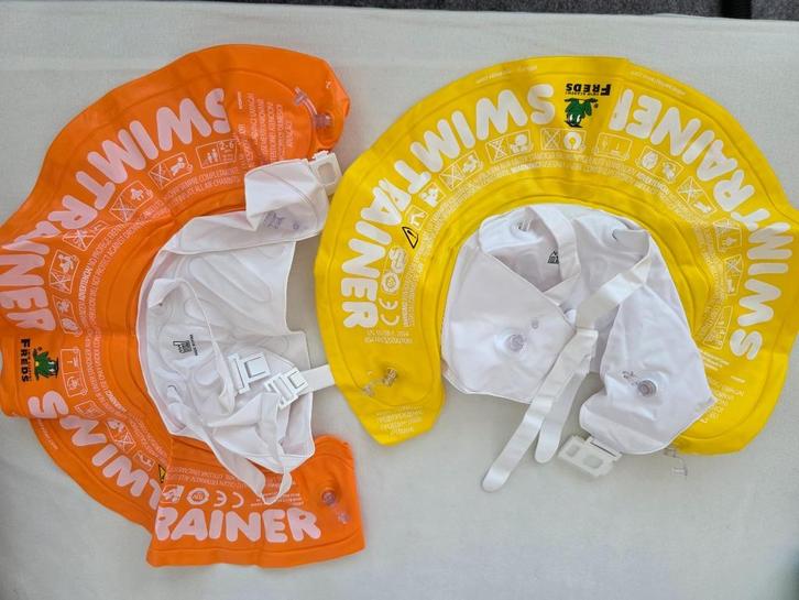 Zwemvest Freds SWIMTRAINER geel + oranje 1x gebruikt, Kinderen en Baby's, Babykleding | Baby-zwemkleding, Zo goed als nieuw, Zwem-accessoire