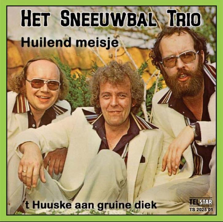 Het Sneeuwbaltrio - Huilend Meisje’/t Huuske bie gruine diek, Cd's en Dvd's, Vinyl | Nederlandstalig, Nieuw in verpakking, Levenslied of Smartlap