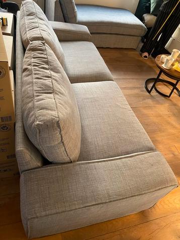 Ikea bank grijs 2 zits + lounge bank beschikbaar voor biedingen