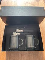 Nespresso set Vertuo bekers en 2 lepeltjes mokken glazen, Ophalen of Verzenden, Nieuw