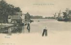 Ansichtkaart Weesp, Gezicht op de Vecht.  Vivat., Ophalen of Verzenden, Voor 1920, Ongelopen, Noord-Holland