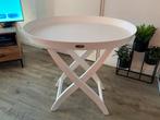 Riverdale Bijzettafel - Wit - Gebruikt, Ophalen, Overige materialen, Gebruikt, Rond
