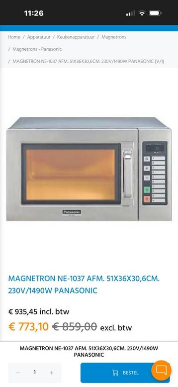 Magnetron panasonic NE-1037 beschikbaar voor biedingen