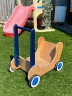 Houten loopwagen / poppenwagen, Ophalen, Gebruikt, Overige merken