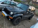 Jeep Cherokee 3.7 V6 AUT 2004 Zwart, Auto's, Jeep, Origineel Nederlands, Te koop, 5 stoelen, Benzine