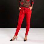 Studio Anneloes Downstairs broek rood travelstof mt M, Lang, Maat 38/40 (M), Ophalen of Verzenden, Zo goed als nieuw