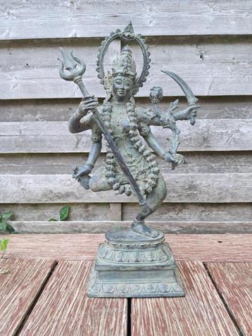 Bronzen beeld van de godin Kali/India/42 cm beschikbaar voor biedingen