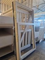 2 meranti kozijnen inclusief triple isolatieglas, Doe-het-zelf en Verbouw, 75 tot 150 cm, Raamkozijn, Nieuw, Ophalen of Verzenden