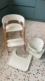 Stokke Steps kinderstoel met babyinzet en tray, Ophalen, Gebruikt, Meegroeistoel, Afneembaar eetblad