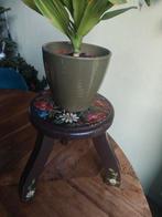 Vintage Plantentafeltje / Krukje Hindeloopen, Ophalen of Verzenden, Gebruikt, Hout