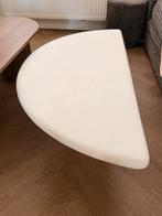 Witte salontafel betonlook, Huis en Inrichting, Ophalen, Kunststof, 100 tot 150 cm, 50 tot 100 cm